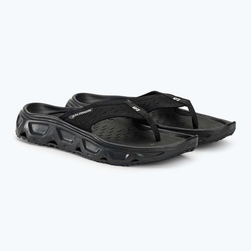 Salomon Reelax Break 6.0 men's flip flops black/black/alloy 6