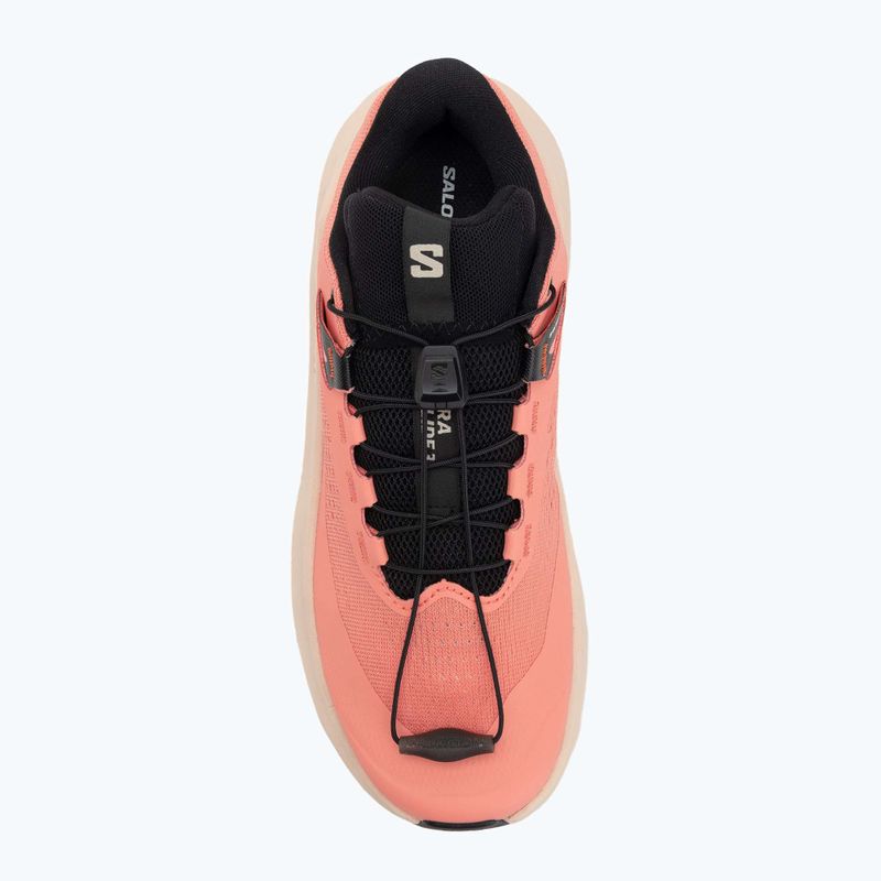 Women's running shoes Salomon Ultra Glide 3 fusion coral/tender peach/black 5