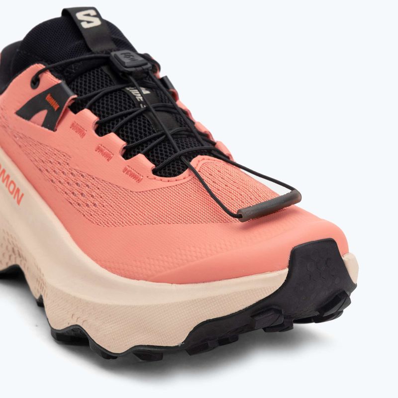 Women's running shoes Salomon Ultra Glide 3 fusion coral/tender peach/black 7