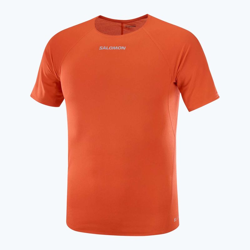 Men's running T-shirt Salomon S/Lab Speed Tee flery red 4