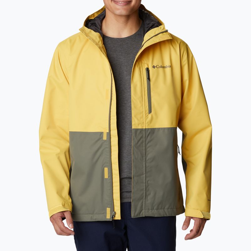 Columbia men's Hikebound rain jacket yellow-green 1988621 3