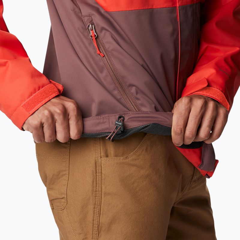 Columbia men's Hikebound rain jacket red 1988621839 10