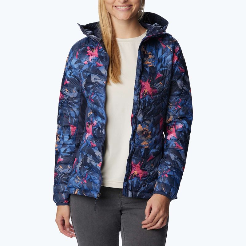 Columbia Powder Pass Hooded women's hybrid jacket navy blue 1773211471 3