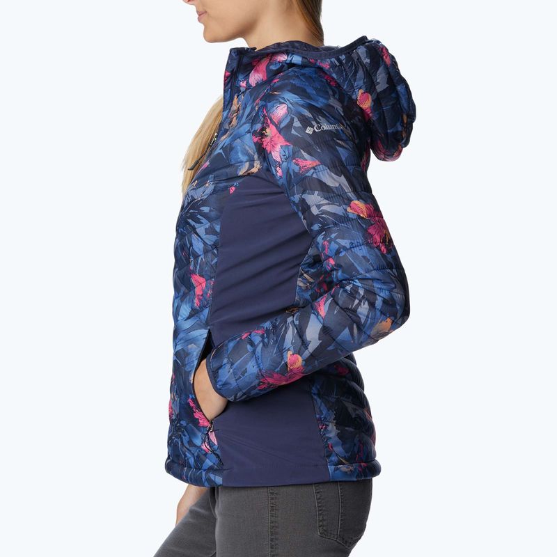 Columbia Powder Pass Hooded women's hybrid jacket navy blue 1773211471 4
