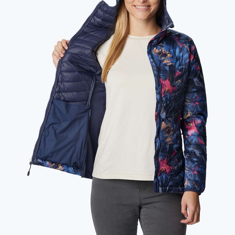 Columbia Powder Pass Hooded women's hybrid jacket navy blue 1773211471 5