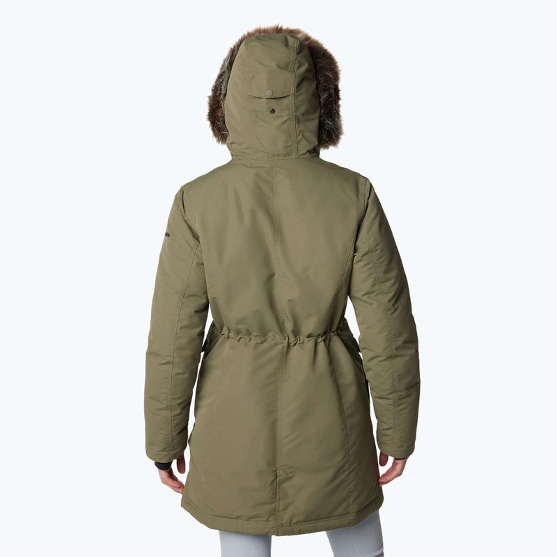 Women's insulated coat Columbia Little Si II Ins Parka stone green 2