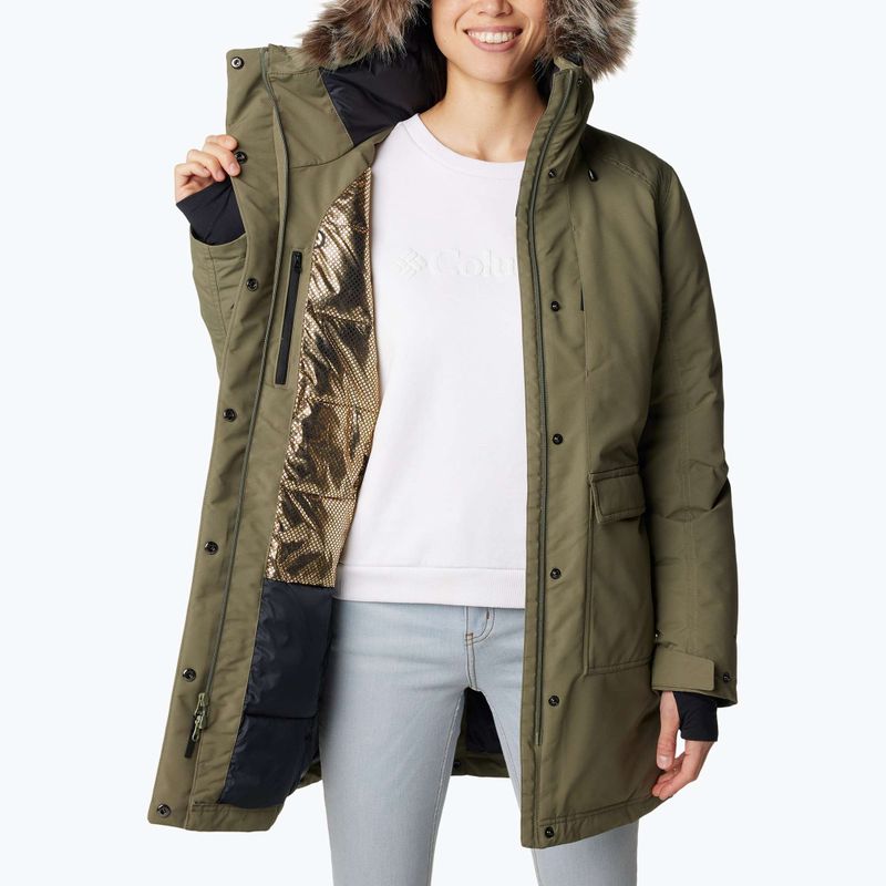 Women's insulated coat Columbia Little Si II Ins Parka stone green 8