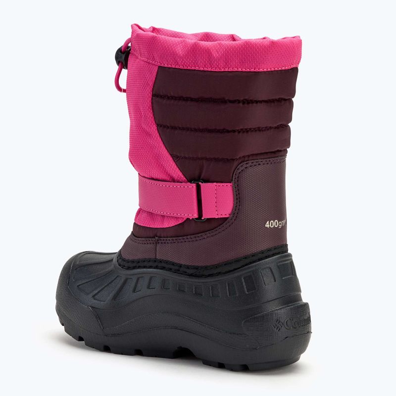 Columbia Powderbug Snowlite pink ice/ moonvista children's snow boots 3