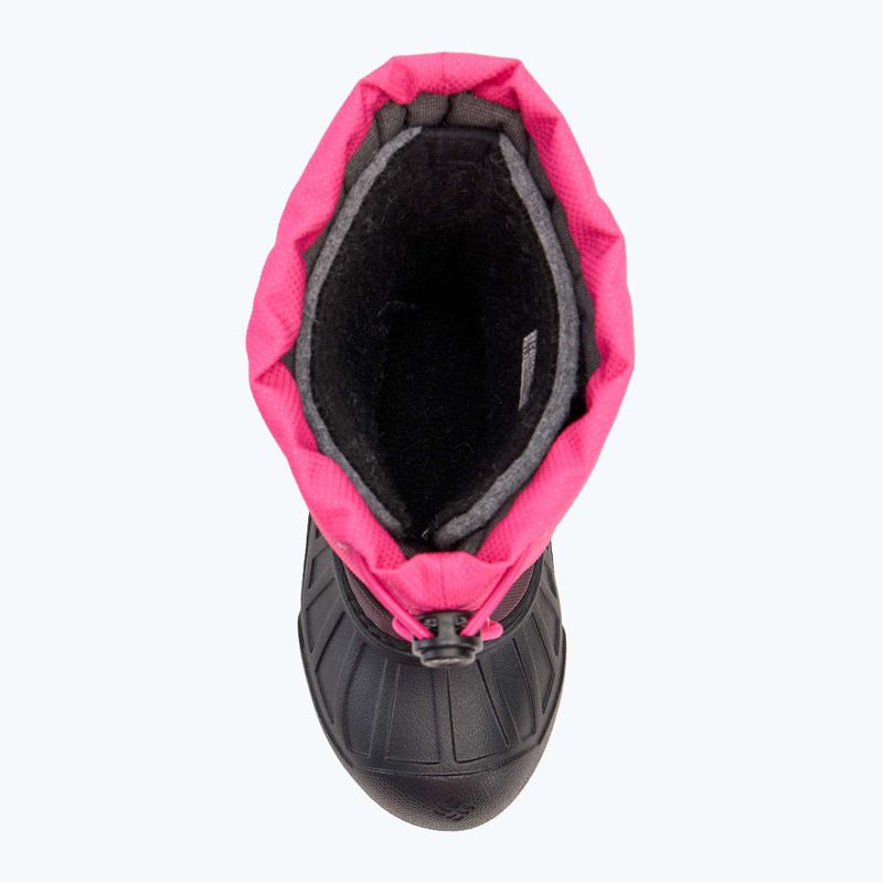 Columbia Powderbug Snowlite pink ice/ moonvista children's snow boots 5