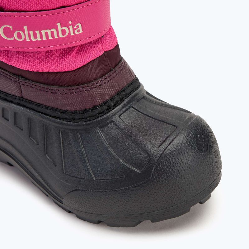 Columbia Powderbug Snowlite pink ice/ moonvista children's snow boots 7