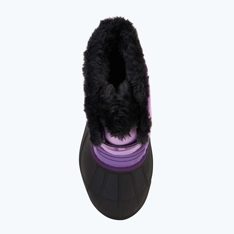 Sorel Childrens Snow Commander gumdrop/purple violet snow boots 5