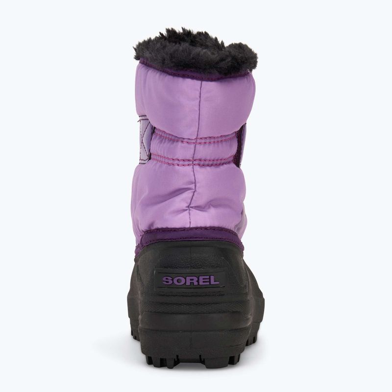 Sorel Childrens Snow Commander gumdrop/purple violet snow boots 6