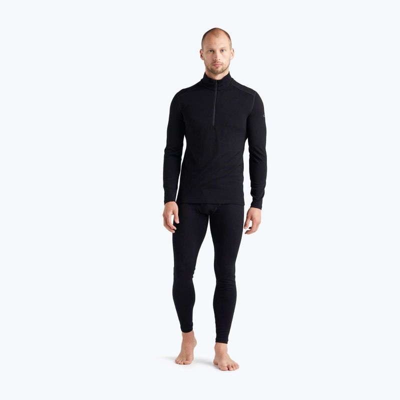 Men's thermal sweatshirt icebreaker 260 Tech LS Half Zip black 2