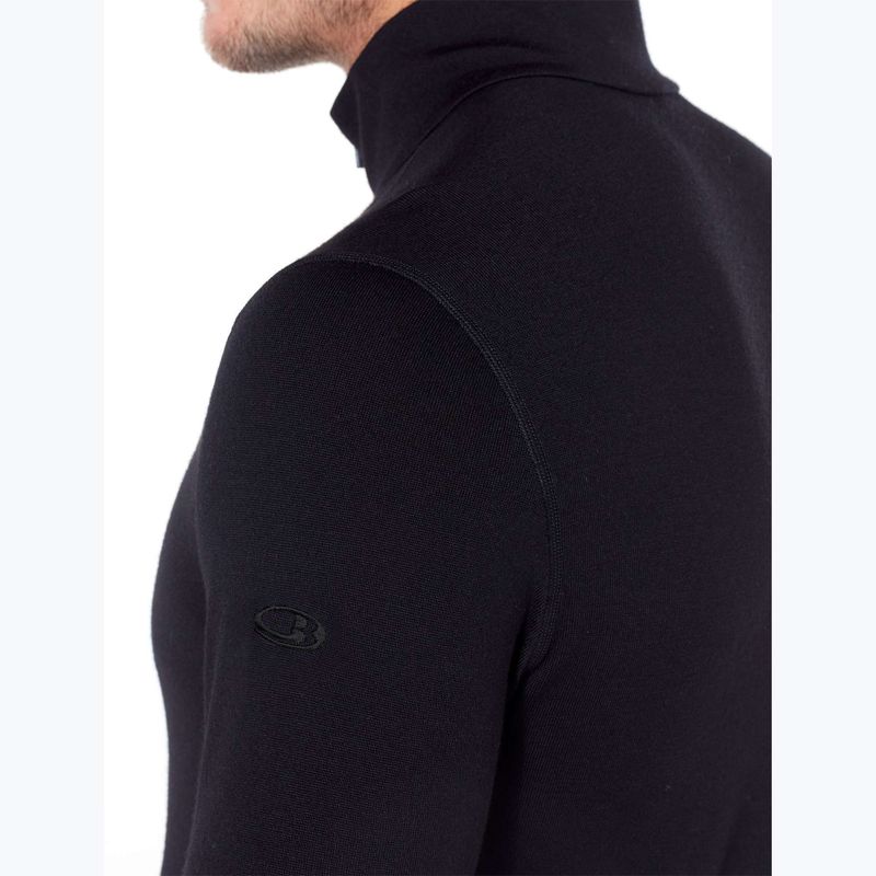 Men's thermal sweatshirt icebreaker 260 Tech LS Half Zip black 6