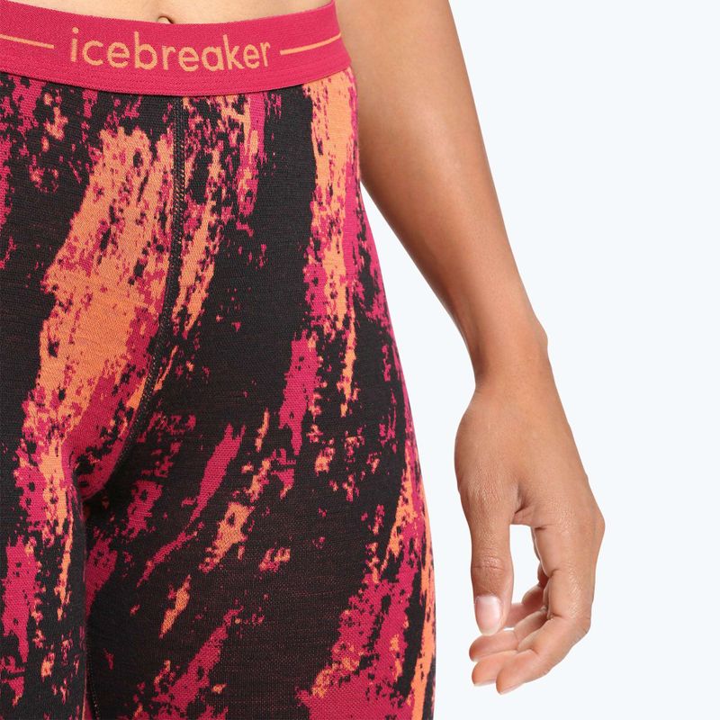 Women's thermal pants icebreaker 250 Vertex Sedimentary 650 red IB0A56ID6741 4