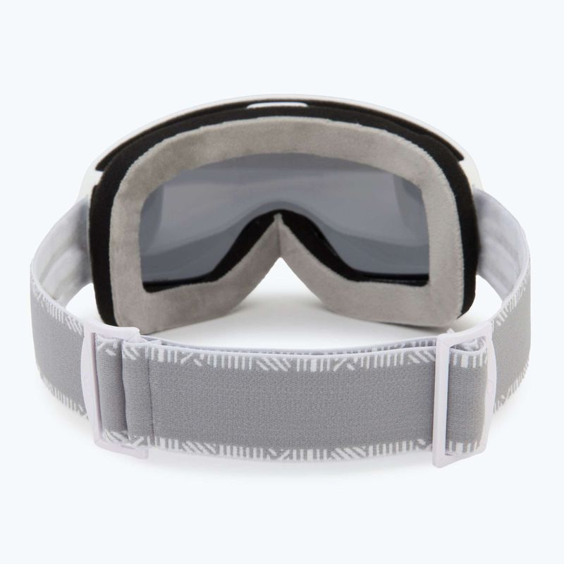 Women's ski goggles Giro Moxie white & grey chute/ cobalt/ yellow 4