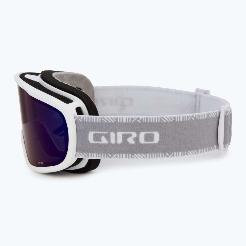 Women's ski goggles Giro Moxie white & grey chute/ cobalt/ yellow 5