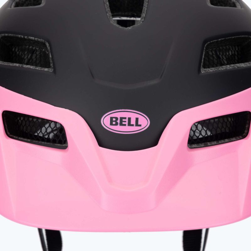 Bell Sidetrack Jr matte pink children's bike helmet 7