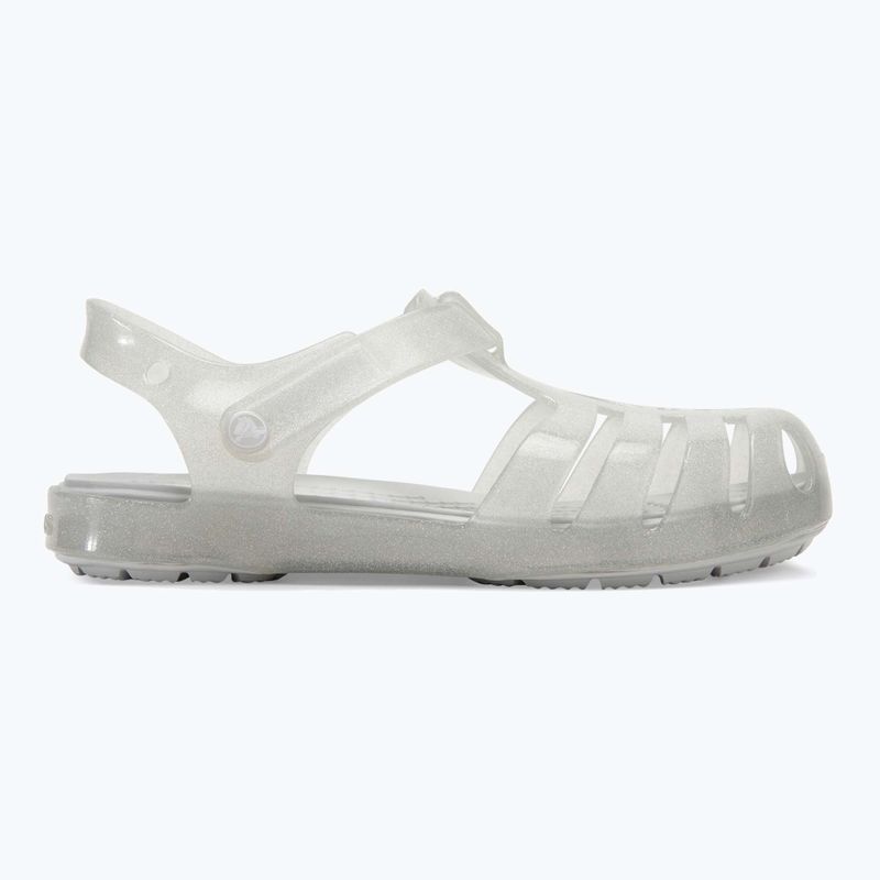 Crocs Isabella Glitter silver glitter children's sandals 2