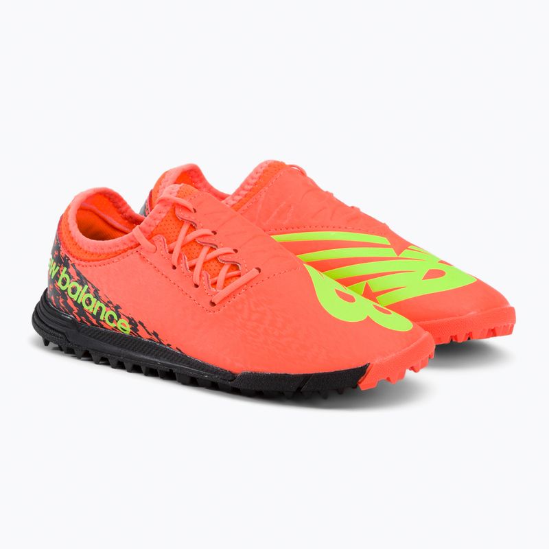 Children's football boots New Balance Furon V7 Dispatch TF Jr orange SJF3TDF7.M.045 4