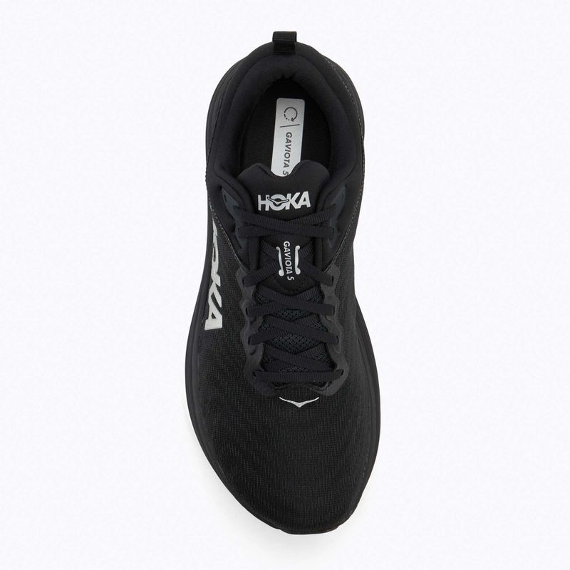 Men's running shoes HOKA Gaviota 5 black/white 5