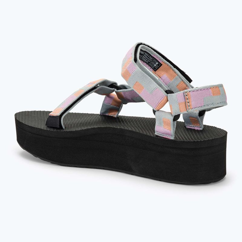 Teva Flatform Universal retro shapes pear blue women's sandals 3