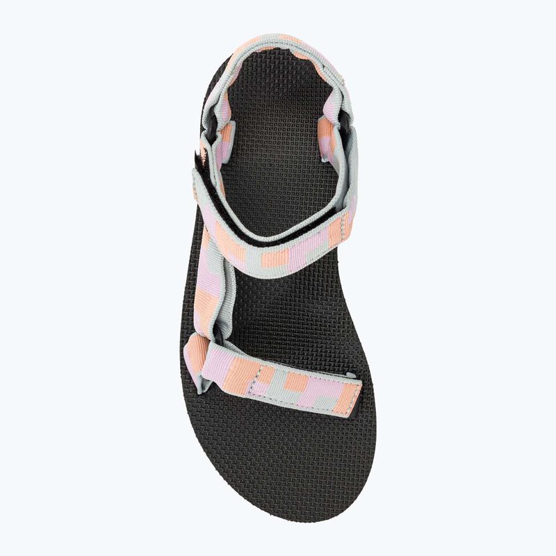 Teva Flatform Universal retro shapes pear blue women's sandals 5