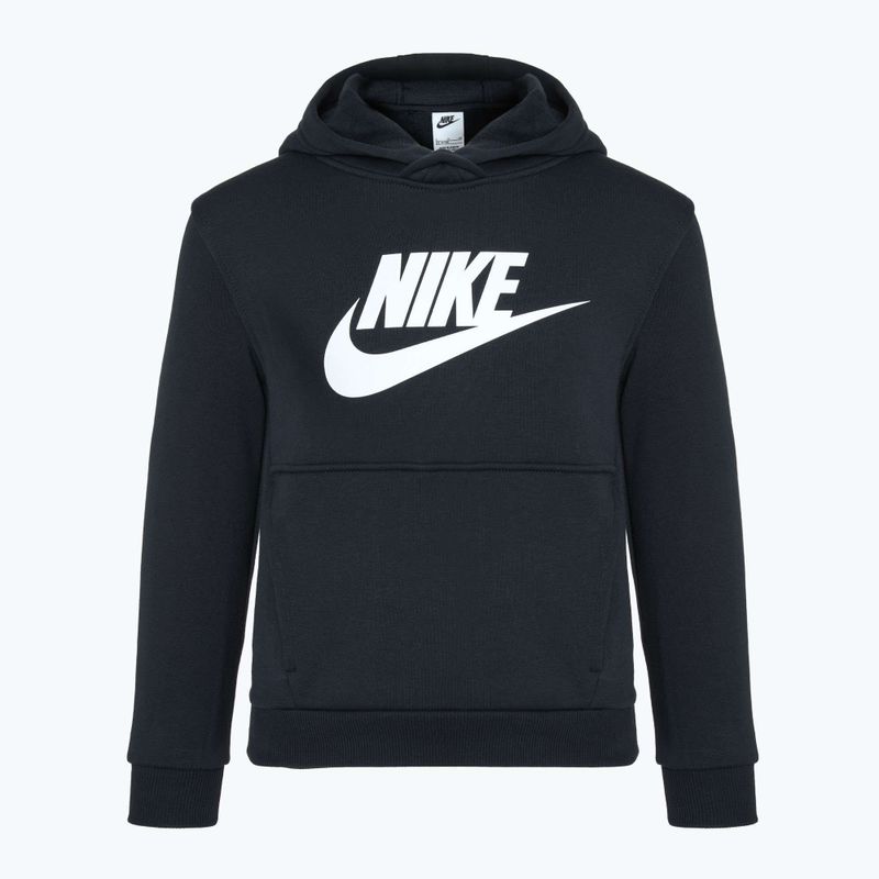 Children's Nike Club Fleece Hoodie black/white 8