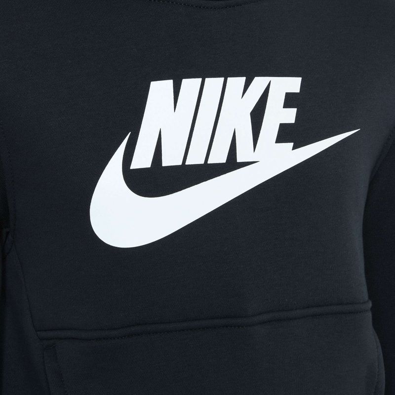 Children's Nike Club Fleece Hoodie black/white 10