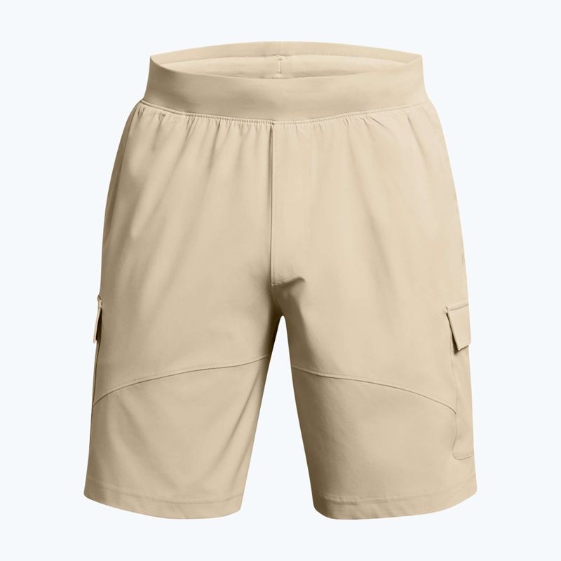 Under Armour Stretch Woven Cargo men's training shorts khaki base/black 5