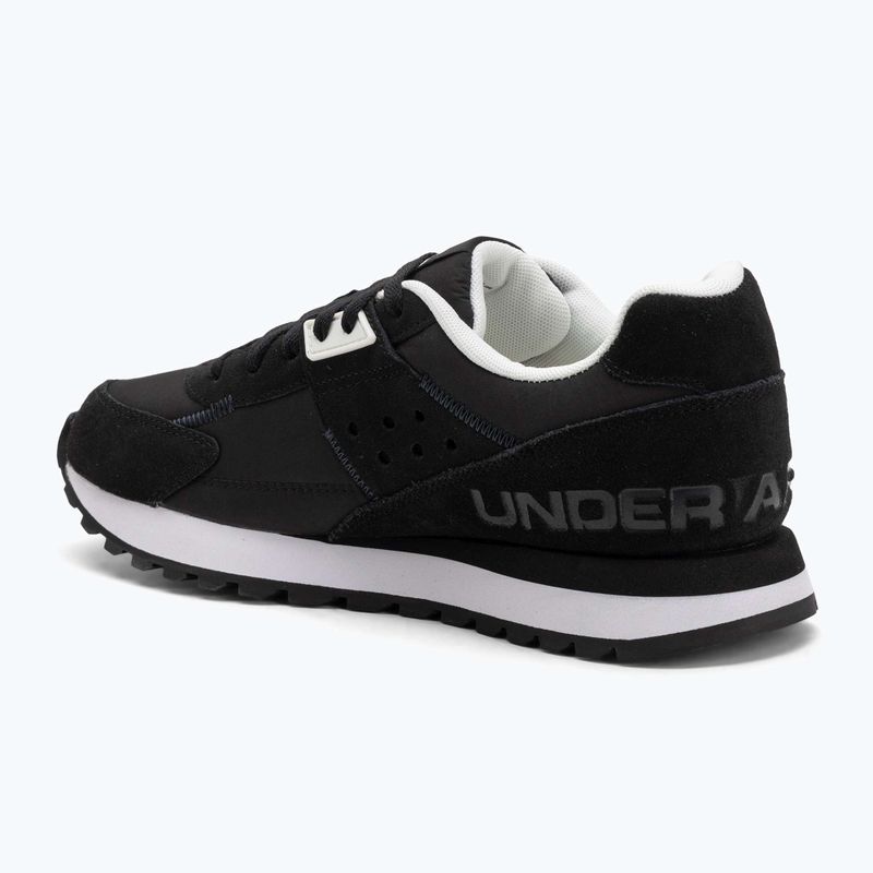 Men's training shoes Under Armour Essential Runner black/white/blach 3