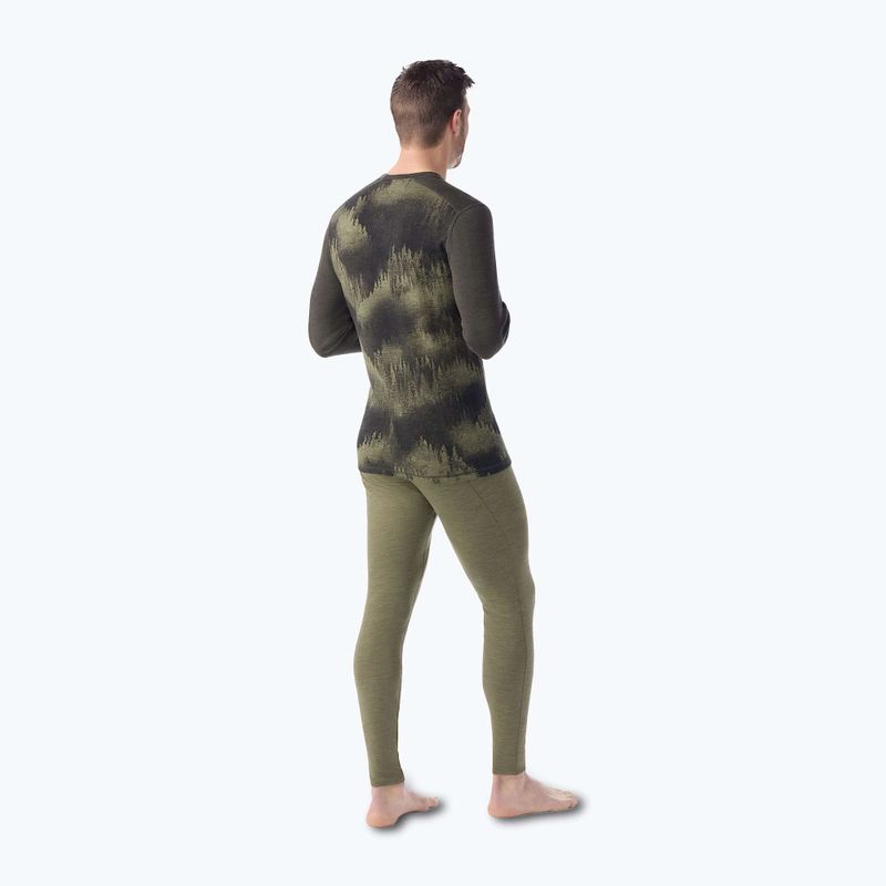 Men's thermal active sweatshirt Smartwool Merino 250 Baselayer Crew Boxed north woods foggy pines 2