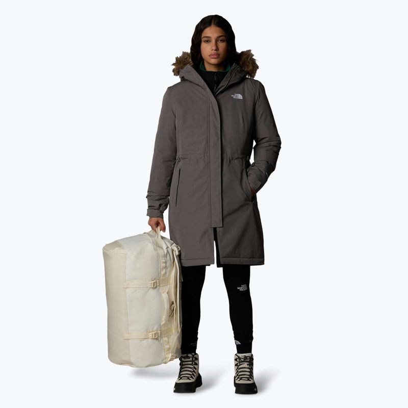 Women's down coat The North Face Zaneck Parka smoked pearl 2
