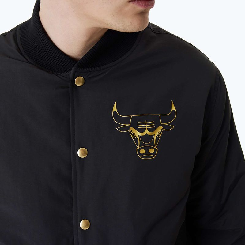 Men's New Era NBA Script BP Bomber Chicago Bulls jacket black 3