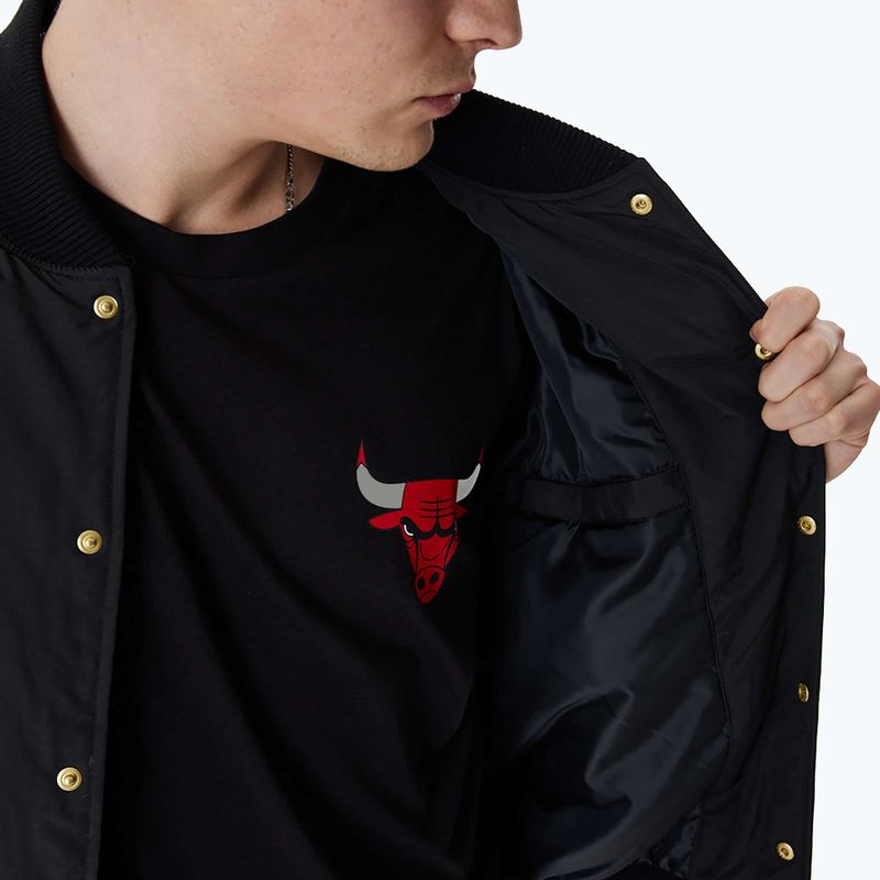 Men's New Era NBA Script BP Bomber Chicago Bulls jacket black 7