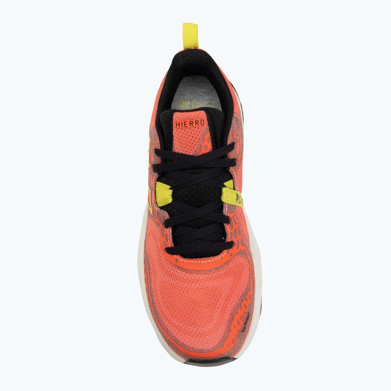 Women's running shoes New Balance Fresh Foam X Hierro v8 orange/white/yellow 5