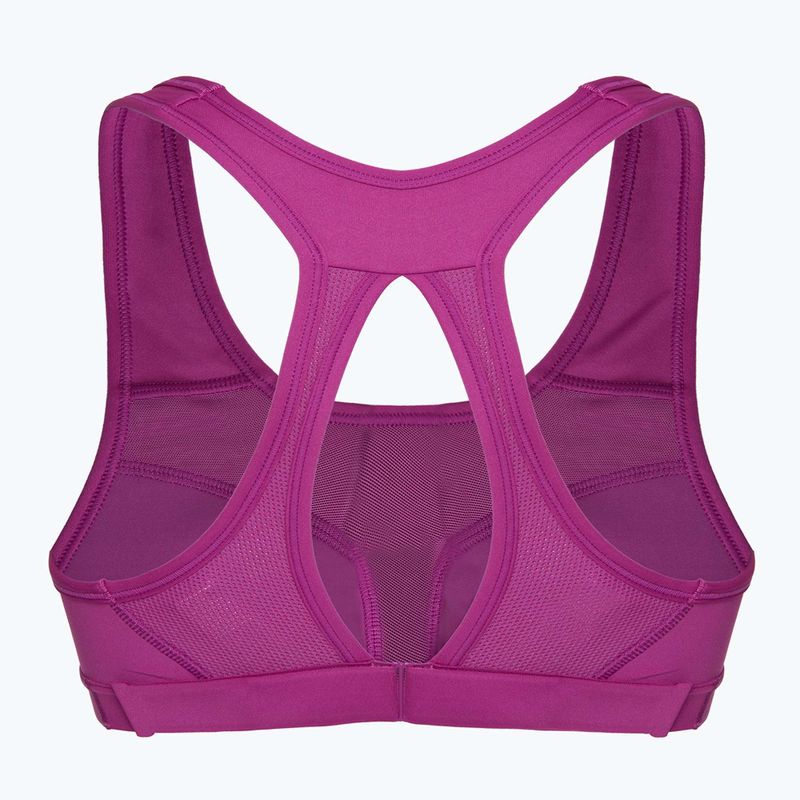 Training bra Nike Swoosh High Support hot fuchsia / hot fuchsia / white 2