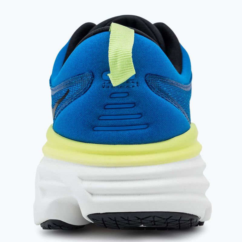 HOKA Bondi 8 electric cobalt/lettuce men's running shoes 6