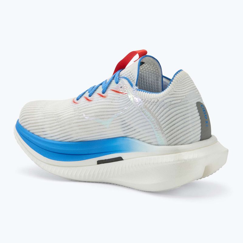HOKA Cielo X1 white/virtual blue running shoes 3