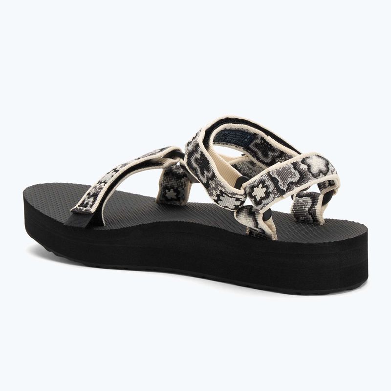 Teva Midform Universal women's sandals neon floral black / white 3