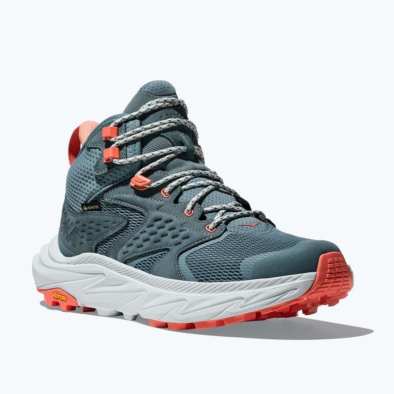 Women's hiking boots HOKA Anacapa 2 Mid GTX mountain fog/droplet 8