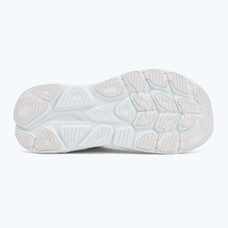 Women's running shoes HOKA Clifton 10 white/cielo blue 4