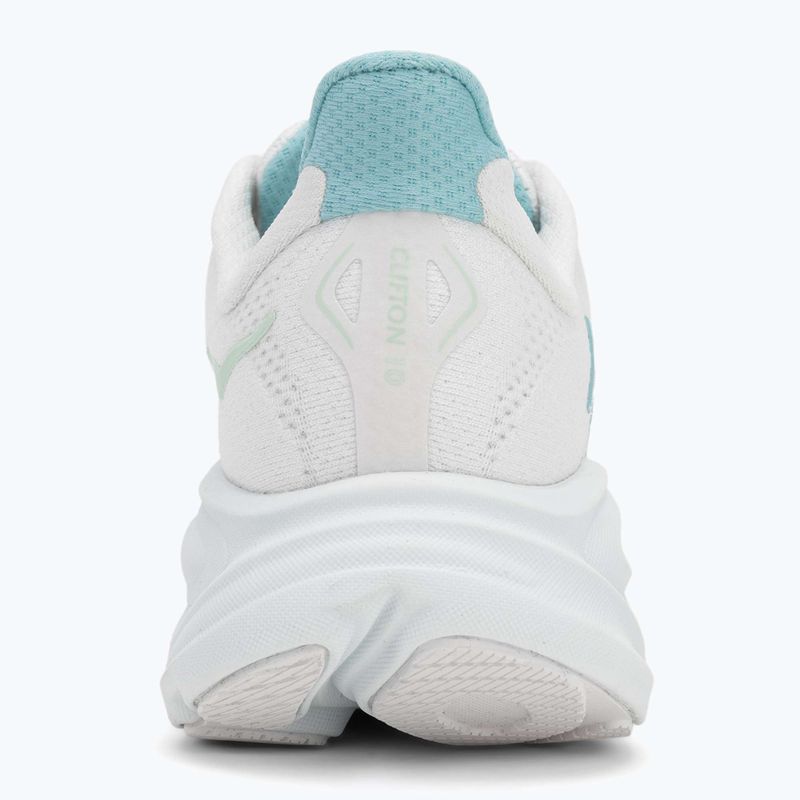 Women's running shoes HOKA Clifton 10 white/cielo blue 6