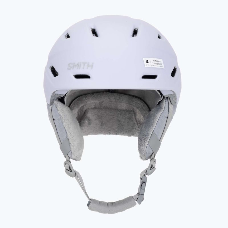 Smith Mirage matte lunar fog ski helmet 2