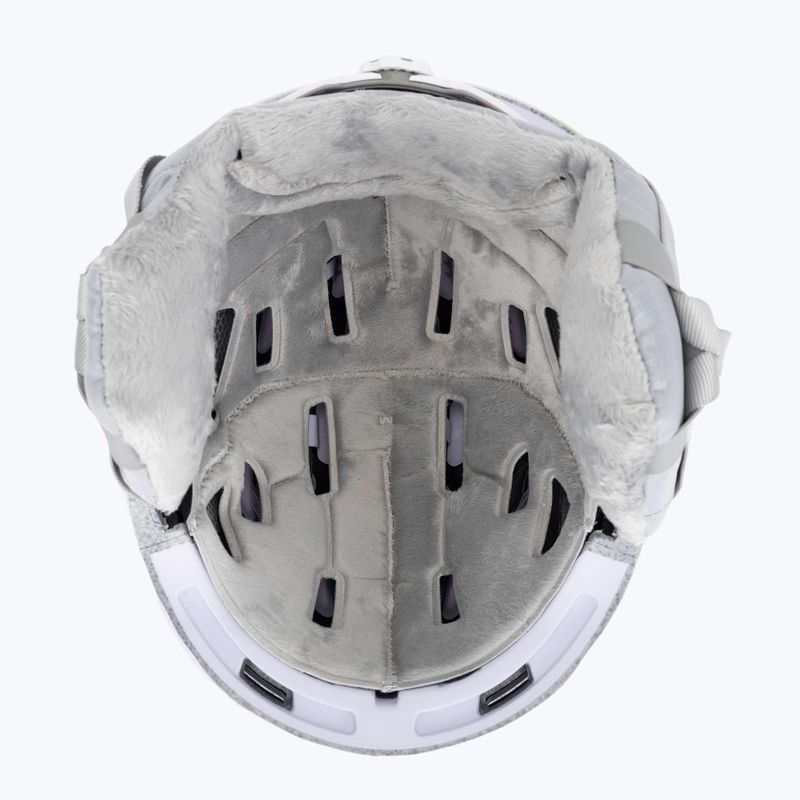 Smith Mirage matte lunar fog ski helmet 5