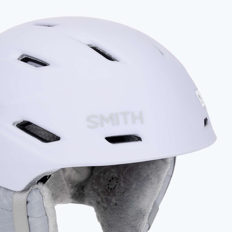 Smith Mirage matte lunar fog ski helmet 7