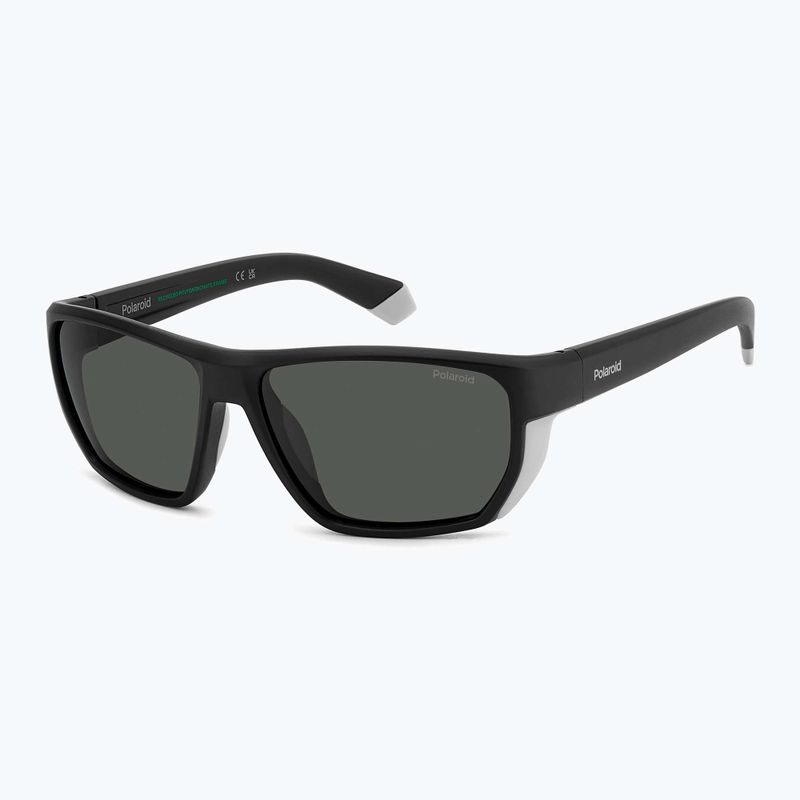 Polaroid PLD 7057/S matte black/grey polarised men's sunglasses 2