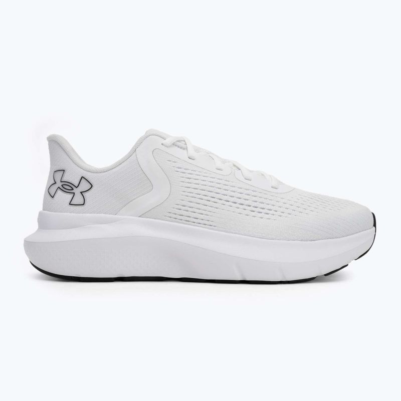 Men's running shoes Under Armour Charged Rogue 5 white/white/black 2