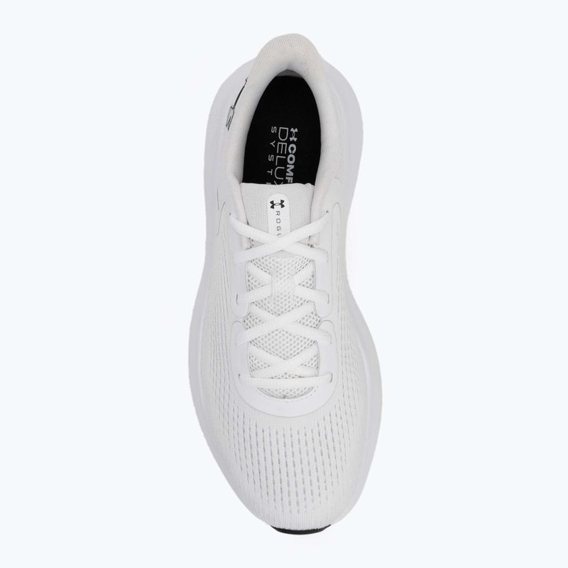 Men's running shoes Under Armour Charged Rogue 5 white/white/black 5