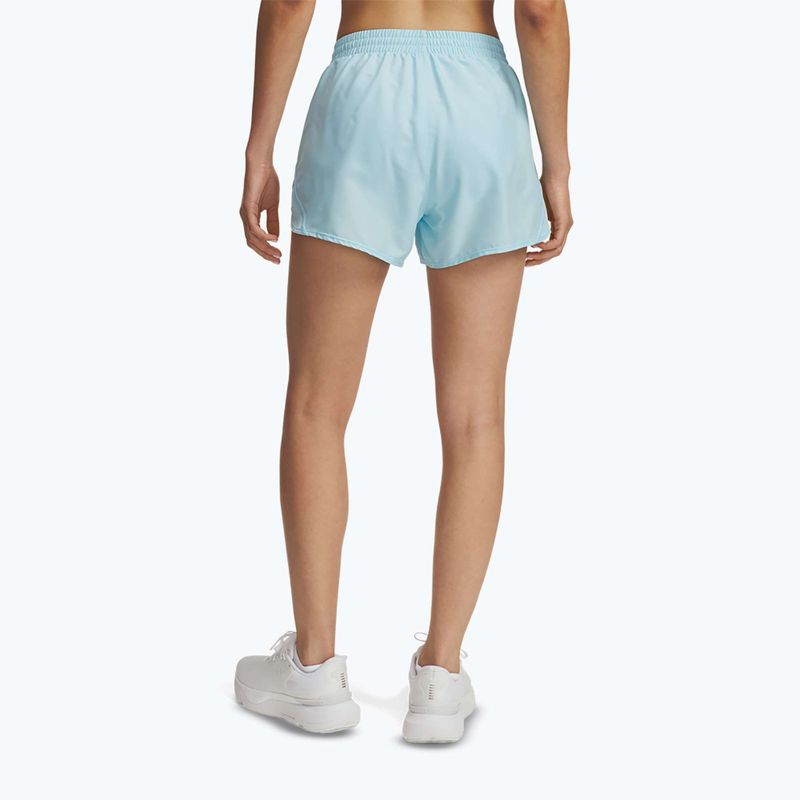 Women's running shorts Under Armour Fly By 3" stream /stream / reflective 3